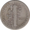 Монета. США. 10 центов 1937 год. рев.