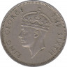 Монета. Малайя (Малайзия). 20 центов 1948 год. рев.