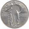 Монета. США. 25 центов 1926 год.