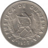 Монета. Гватемала. 5 сентаво 1977 год. Тип 2. ав.