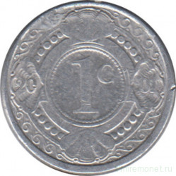 Монета. Нидерландские Антильские острова. 1 цент 2001 год.