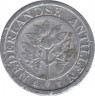 Монета. Нидерландские Антильские острова. 1 цент 2001 год. рев.
