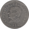 Монета. Сальвадор. 25 сентаво 1994 год. ав.