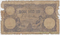 Банкнота. Румыния. 20 лей 1929 год.