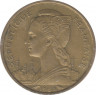 Монета. Реюньон. 10 франков 1964 год. ав.