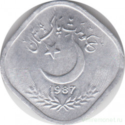 Монета. Пакистан. 5 пайс 1987 год.