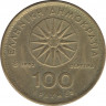  Монета. Греция. 100 драхм 1992 год. ав.