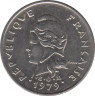Монета. Французская Полинезия. 10 франков 1979 год. ав.