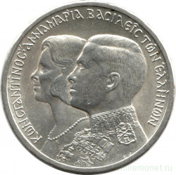 Монета. Греция. 30 драхм 1964 год. Королевская свадьба. B.