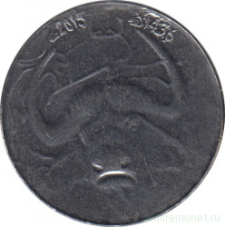 Монета. Алжир. 1 динар 2015 (1436) год.