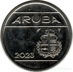 Монета. Аруба. 25 центов 2023 год.