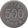 Монета. Южная Корея. 500 вон 1999 год.  ав.