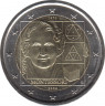 Монета. Италия. 2 евро 2020 год. 150 лет со дня рождения Марии Монтессори. ав.