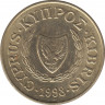  Монета. Кипр. 20 центов 1998 год. ав.
