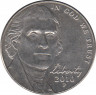 Монета. США. 5 центов 2010 год. Монетный двор P. ав.