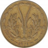 Монета. Западноафриканский экономический и валютный союз (ВСЕАО). 10 франков 1971 год. ав.