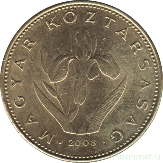 Монета. Венгрия. 20 форинтов 2008 год.