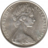 Монета. Австралия. 50 центов 1966 год. ав.