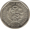 Монета. Перу. 50 сентимо 2012 год. ав.
