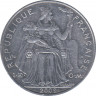 Монета. Новая Каледония. 5 франков 2009 год. ав.