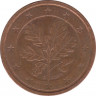 Монета. Германия. 2 цента 2003 год. (D). ав.