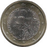 Монета. Сан-Марино. 1 евро 2018 год. ав.