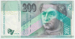 Банкнота. Словакия. 200 крон 2002 год. Тип 41.