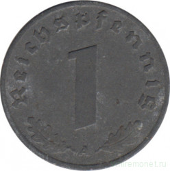Монета. Германия. Третий Рейх. 1 рейхспфенниг 1942 год. Монетный двор - Берлин (А).