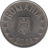  Монета. Румыния. 10 бань 2014 год. ав.