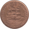 Монета. Южно-Африканская республика (ЮАР). 1/2 пенни 1931 год. ав.