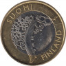  Монета. Финляндия. 5 евро 2010 год. Исторические регионы Финляндии. Исконная Финляндия. ав.