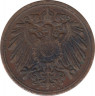 Монета. Германия (Германская империя 1871-1922). 1 пфенниг 1912 год. (А). рев.
