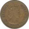 Монета. Британские Восточные Карибские территории. 5 центов 1962 год. рев.