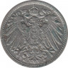 Монета. Германия (Германская империя 1871-1922). 10 пфеннигов 1909 год. (D). рев.