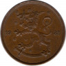 Монета. Финляндия. 5 пенни 1935 год. ав