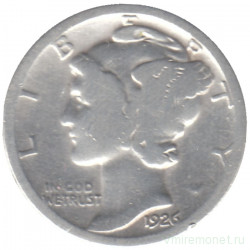 Монета. США. 10 центов 1926 год.