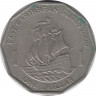 Монета. Восточные Карибские государства. 1 доллар 2000 год. ав.