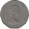 Монета. Восточные Карибские государства. 1 доллар 2000 год. рев.