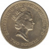  Монета. Великобритания. 2 фунта 1994 год. 300 лет Банку Англии. рев.