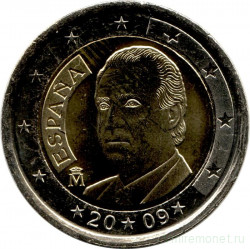 Монеты. Испания. Набор евро 8 монет 2009 год. 1, 2, 5, 10, 20, 50 центов, 1, 2 евро.