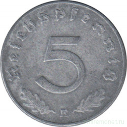 Монета. Германия. Третий Рейх. 5 рейхспфеннигов 1940 год. Монетный двор - Мюльденхаттен (E).