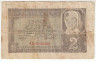 Банкнота. Польша. 2 злотых 1941 год. Оккупация Германией.