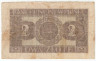 Банкнота. Польша. 2 злотых 1941 год. Оккупация Германией.