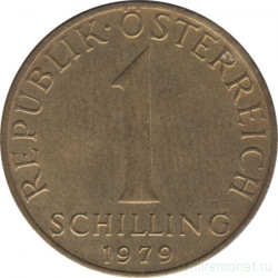 Монета. Австрия. 1 шиллинг 1979 год.