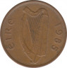 Монета. Ирландия. 1 пенни 1985 год. ав.