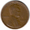Монета. США. 1 цент 1924 год.