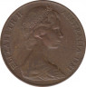 Монета. Австралия. 2 цента 1981 год. ав.