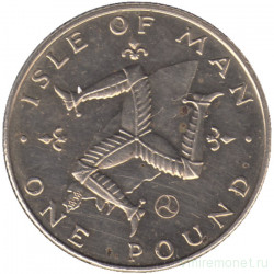 Монета. Великобритания. Остров Мэн. 1 фунт 1979 год. AА. 