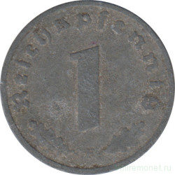Монета. Германия. Третий Рейх. 1 рейхспфенниг 1941 год. Монетный двор - Мюльденхаттен (E).