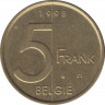 Монета. Бельгия. 5 франков 1998 год. BELGIE. ав.